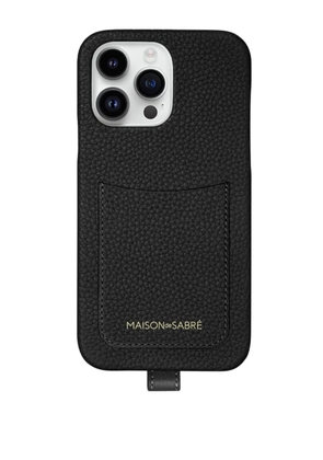 MAISON de SABRÉ sling iPhone 14 Pro case - Black