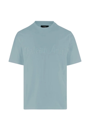 AMIRI logo-lettering T-shirt - Blue