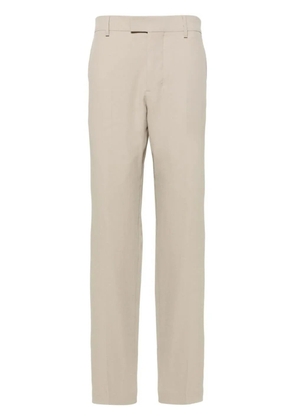 AMI Paris virgin-wool tailored trousers - Neutrals