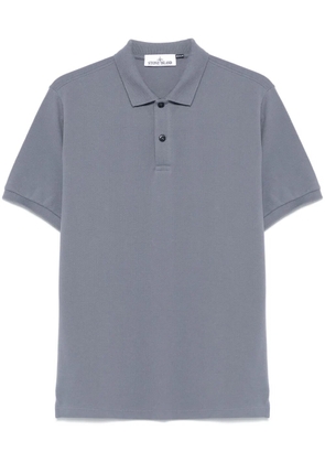 Stone Island Compass-motif polo shirt - Blue