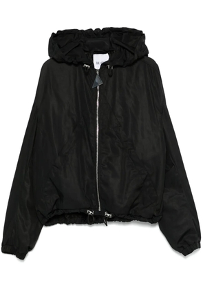 The Attico hooded bomber jacket - Black