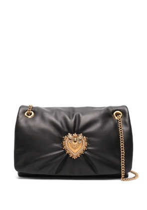 Dolce & Gabbana medium Devotion Soft leather shoulder bag - Black