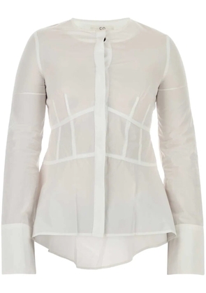 Co tiered top - White