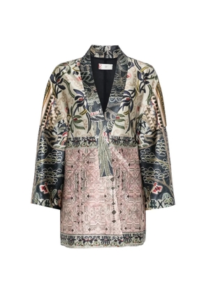 HUI MILANO floral-printed jacket - Neutrals
