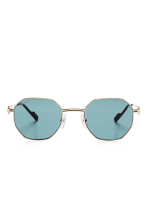 Cartier Eyewear octagonal-frame sunglasses - Gold