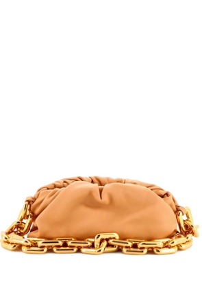 Bottega Veneta Pre-Owned The Chain Pouch Leather Teen shoulder bag - Neutrals