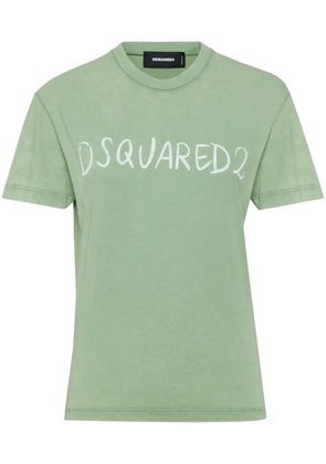 DSQUARED2 logo-print T-shirt - Green