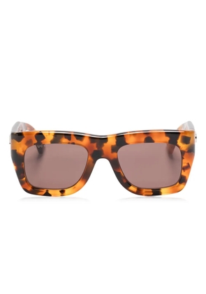 Gucci Eyewear tortoiseshell-effect sunglasses - Brown