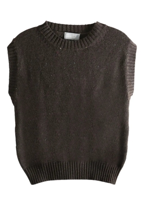 Margaret Howell speckled sleeveless sweater - Brown