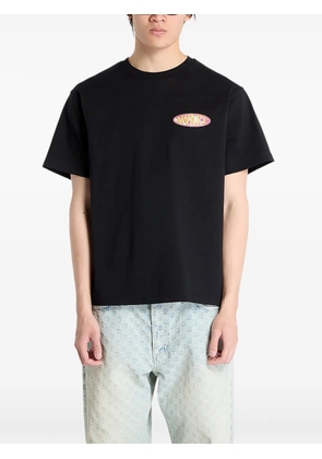 Awake NY oval-logo T-shirt - Black