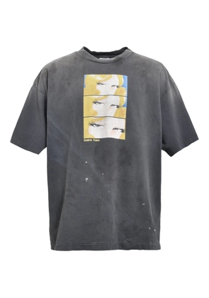 SAINT MXXXXXX × P.A.M. cotton t-shirt - Black