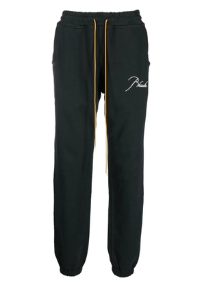 RHUDE logo-embroidered track pants - Black