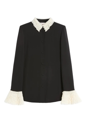 Valentino Garavani georgette shirt - Black