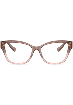 Versace Eyewear Medusa-plaque square-frame glasses - Pink