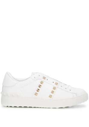 Valentino Garavani Rockstud stud leather sneakers - White