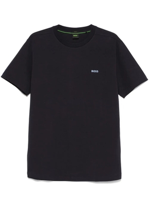 BOSS logo-lettering T-shirt - Blue