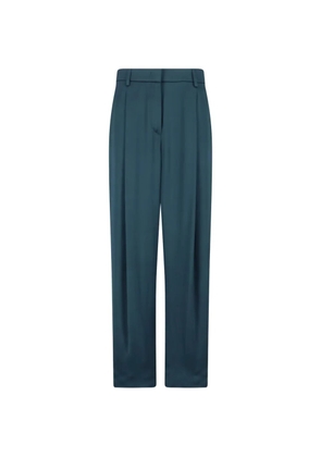 Giorgio Armani silk tailored trousers - Green