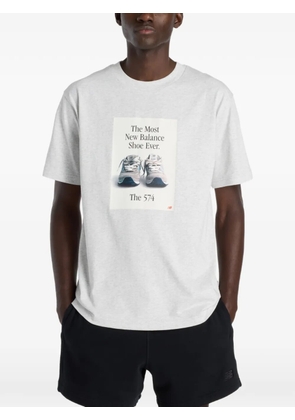 New Balance graphic-print T-shirt - Grey