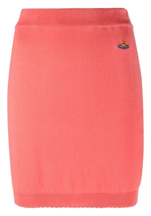 Vivienne Westwood Orb knitted skirt - Pink
