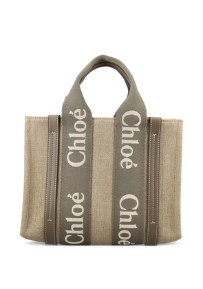 Chloé logo-detail tote bag - Neutrals