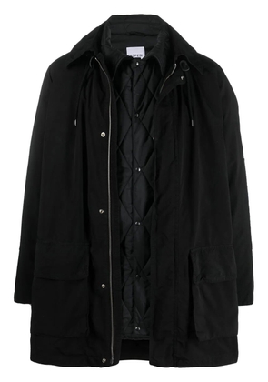 ASPESI Longshore double-layered parka - Black