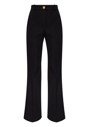 Balmain flared virgin-wool trousers - Black