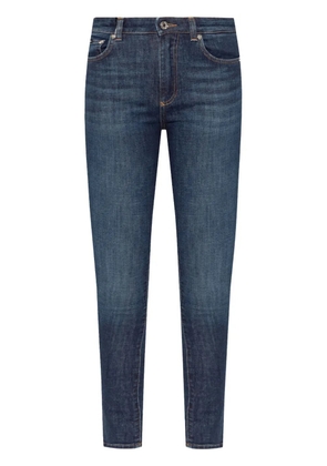 Dolce & Gabbana logo-plaque skinny jeans - Blue