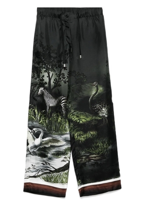 The Attico printed trousers - Grey