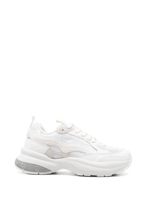 Emporio Armani exclusive pre leather sneakers - White