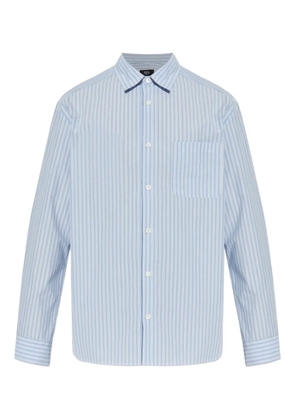 A.P.C. striped button-up shirt - Blue
