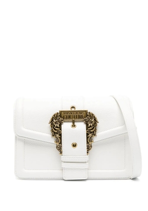 Versace Jeans Couture baroque-buckle satchel bag - White