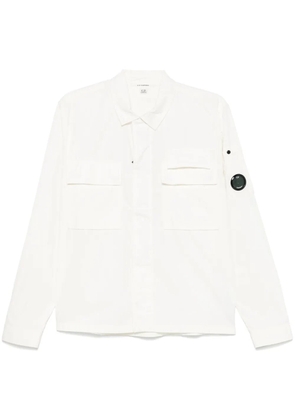 C.P. Company Lens-detailed shirt - White