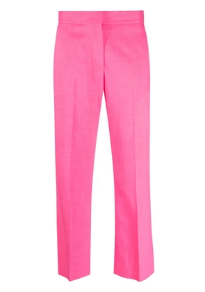 MSGM high-waist cropped trousers - Pink