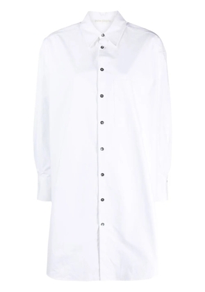 Palm Angels button-up shirtdress - White