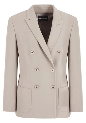 Giorgio Armani double-breasted blazer - Neutrals