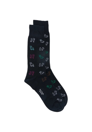 Paul Smith Mario dogs-print socks - Blue
