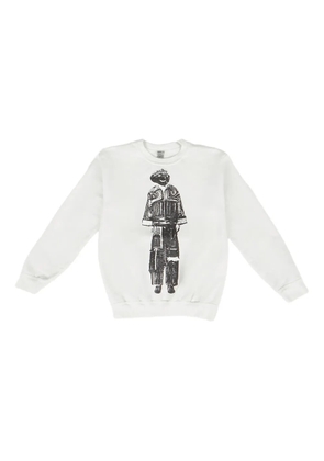 DRx FARMAxY FOR LN-CC graphic-print sweatshirt - White