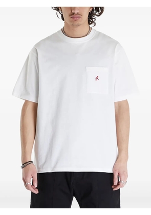 Gramicci logo-embroidered T-shirt - White