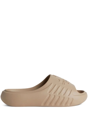 DSQUARED2 logo-embossed slides - Neutrals