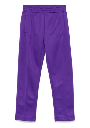 Palm Angels curved-logo track pants - Purple