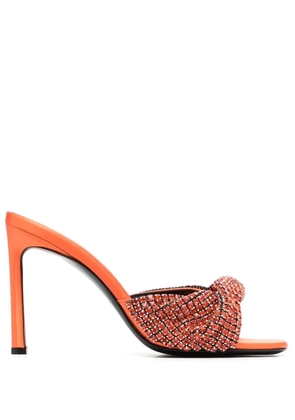 Sergio Rossi x Evangelie Smyrniotaki 105mm crystal-embellished sandals - Orange