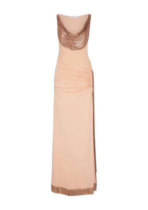 Rabanne cowl-neck maxi dress - Pink