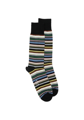Paul Smith Munich striped socks - Black