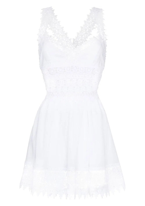 Charo Ruiz Ibiza Marilyn floral lace dress - White