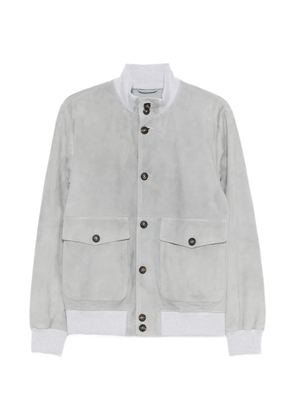 Eleventy suede jacket - Blue