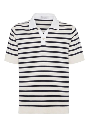 Brunello Cucinelli cotton polo shirt - White