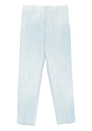 Ermanno Scervino denim-print trousers - Blue