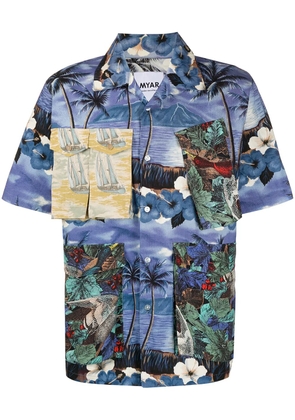 Myar graphic-print shirt - Blue