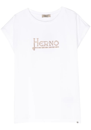 Herno studded-logo T-shirt - White