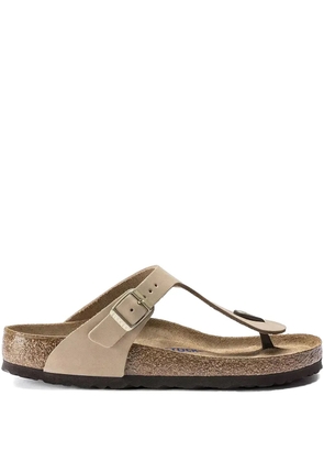 Birkenstock Gizeh slides - Neutrals